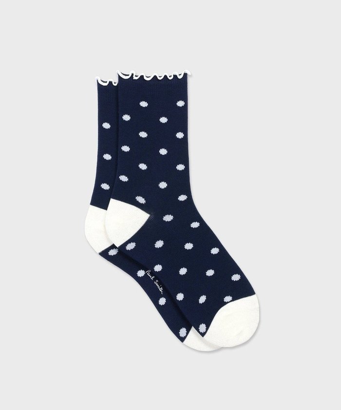 【ポール スミス/Paul Smith】のJenny Polka ソックス インテリア・キッズ・メンズ・レディースファッション・服の通販 founy(ファニー) https://founy.com/ ファッション Fashion レディースファッション WOMEN ソックス Socks レッグウェア Legwear おすすめ Recommend ギフト プレゼント Gift Present ソックス Socks ドット Dot フェミニン Feminine フリル Frills |ID: prp329100004500930 ipo3291000000031904910