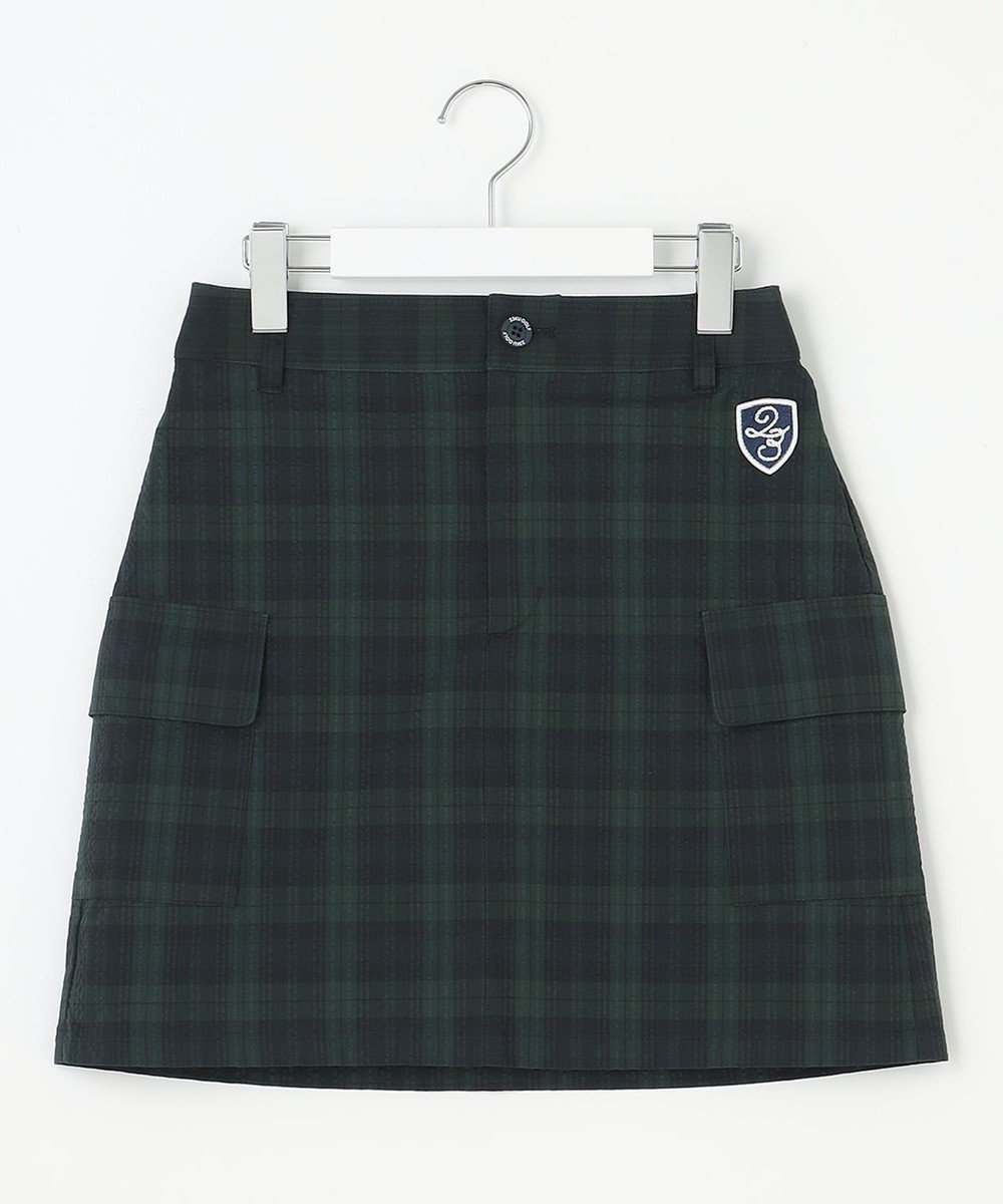 【23区 ゴルフ/NIJYUSANKU GOLF】の【WOMEN】【ストレッチ】サッカープリント スカート インテリア・キッズ・メンズ・レディースファッション・服の通販 founy(ファニー) 　ファッション　Fashion　レディースファッション　WOMEN　スカート　Skirt　サッカー　Soccer　ストライプ　Stripe　ストレッチ　Stretch　パッチ　Patch　フォルム　Form　プリント　Print　ポケット　Pocket　ロング　Long　夏　Summer　春　Spring　S/S・春夏　Ss・Spring/Summer　秋　Autumn/Fall　ネイビー系4|ID: prp329100004501038 ipo3291000000031976126