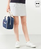 【23区 ゴルフ/NIJYUSANKU GOLF】の【WOMEN】【ストレッチ】サッカープリント スカート ホワイト系1|ID: prp329100004501038 ipo3291000000034281149