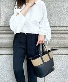 【ラ バガジェリー/LA BAGAGERIE】の【インスタグラマー chiyoさん×LA BAGAGERIE】コンビネーションかごバッグ 人気、トレンドファッション・服の通販 founy(ファニー) ファッション Fashion レディースファッション WOMEN バッグ Bag コンビ Combination タフタ Taffeta フェイクレザー Faux Leather ベーシック Basic ポケット Pocket ラグジュアリー Luxury おすすめ Recommend 夏 Summer thumbnail ブラック|ID: prp329100004501164 ipo3291000000031890475