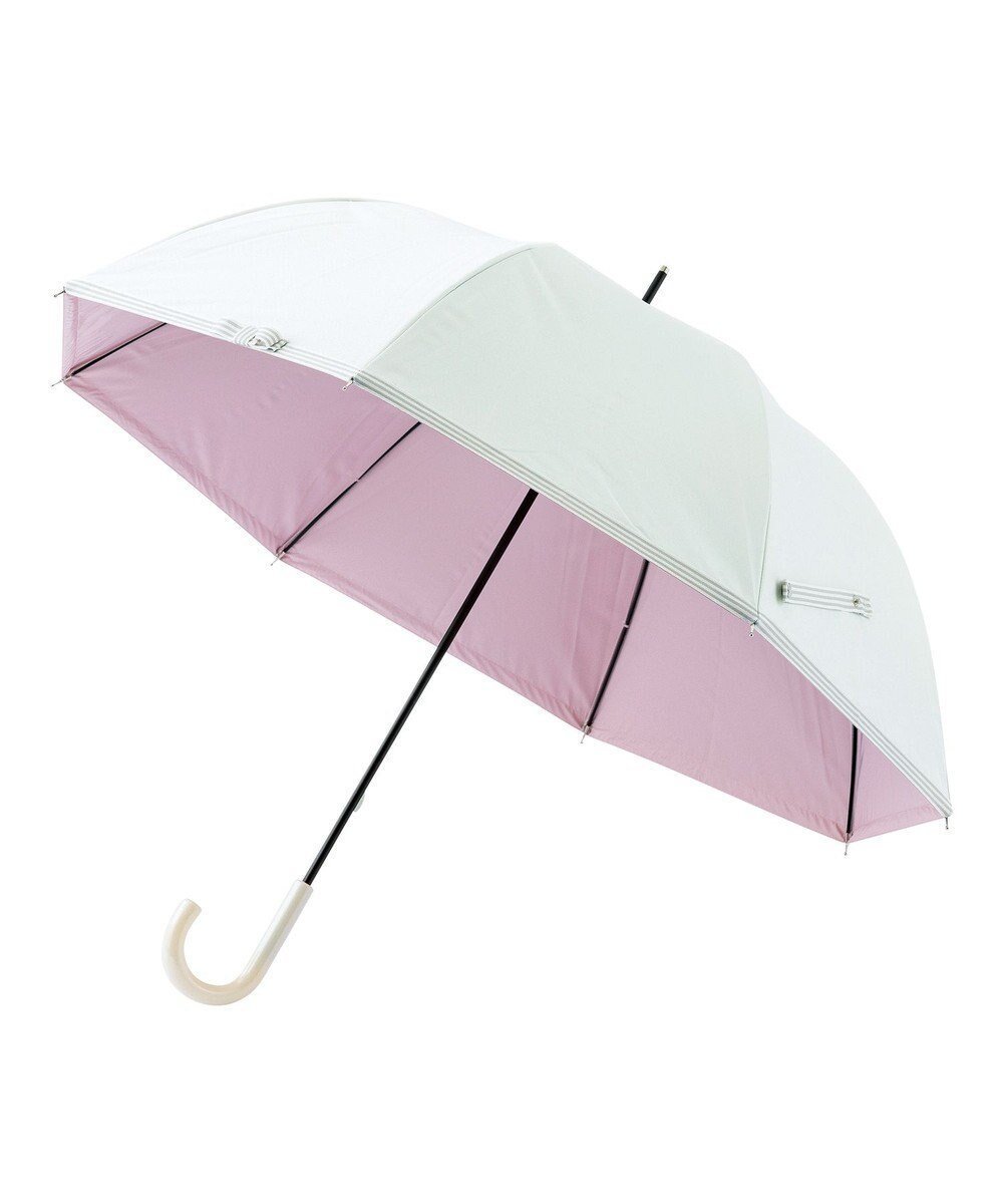 【ムーンバット/MOONBAT】のestaa 晴雨兼用 長傘 ボーダーテープリボン 日傘 遮光 遮熱 UV 人気、トレンドファッション・服の通販 founy(ファニー) 　ファッション　Fashion　レディースファッション　WOMEN　傘 / レイングッズ　Umbrellas/Rainwear　傘　Umbrella　日傘　Parasol　 other-1|ID: prp329100004501360 ipo3291000000031760474