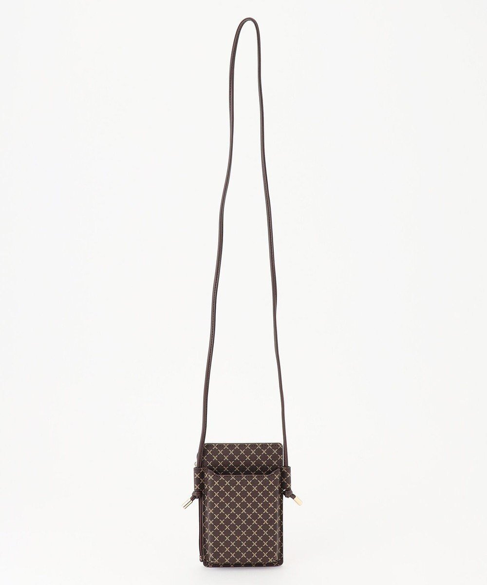 【エニー/ANY】のクラシックスマートフォンポシェット インテリア・キッズ・メンズ・レディースファッション・服の通販 founy(ファニー) 　ファッション　Fashion　レディースファッション　Fashion for Women　ショルダー　Shoulder, Shoulder Strap　スマホ　Smartphone, Mobile Device　ポケット　Pocket, Pocket Detail　メタル　Metal, Metal Parts　モチーフ　Motif, Design Theme　再入荷　Restock / Back in Stock　おすすめ　Recommended / Our Picks　ブラウン×ベージュ柄|ID: prp329100004501520 ipo3291000000034366115