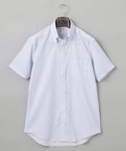 【五大陸/gotairiku / MEN】の春夏向け【形態安定】SUMMERPREMIUMPLEATS_ボタンダウンカラー 半袖ドレスシャツ(25年春夏モデル) ブルーストライプ|ID: prp329100004502050 ipo3291000000032487339