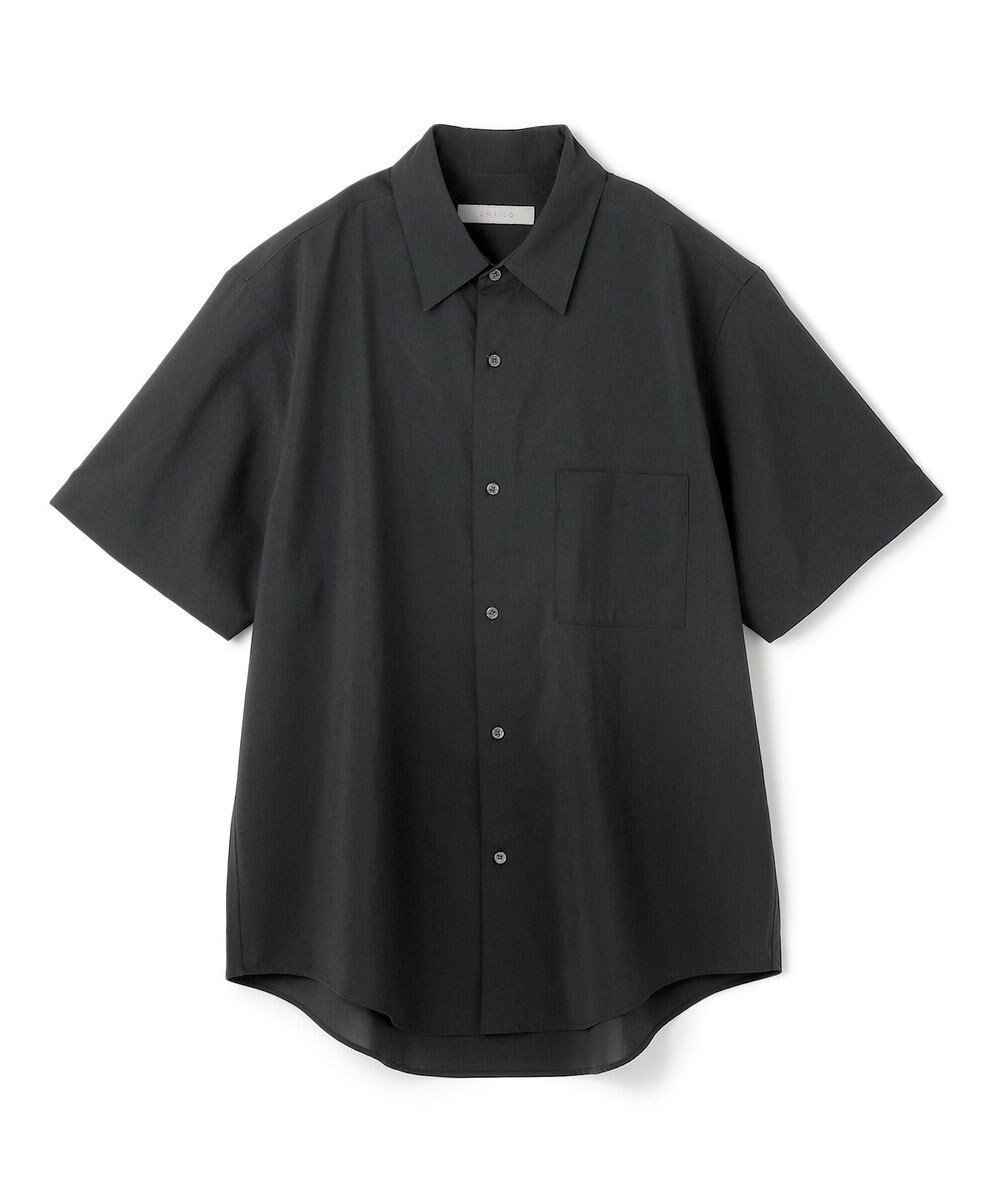 【アンフィーロ/UNFILO / MEN】のTENNEN TOUCH ポケットシャツ インテリア・キッズ・メンズ・レディースファッション・服の通販 founy(ファニー) 　ファッション　Fashion　メンズファッション　MEN　トップス・カットソー　Tops/Tshirt/Men　シャツ　Shirts　春　Spring　コンパクト　Compact　吸水　Water Absorption　抗菌　Antibacterial　ポケット　Pocket　ポロシャツ　Polo Shirt　S/S・春夏　Ss・Spring/Summer　夏　Summer　ブラック|ID: prp329100004502066 ipo3291000000031961725