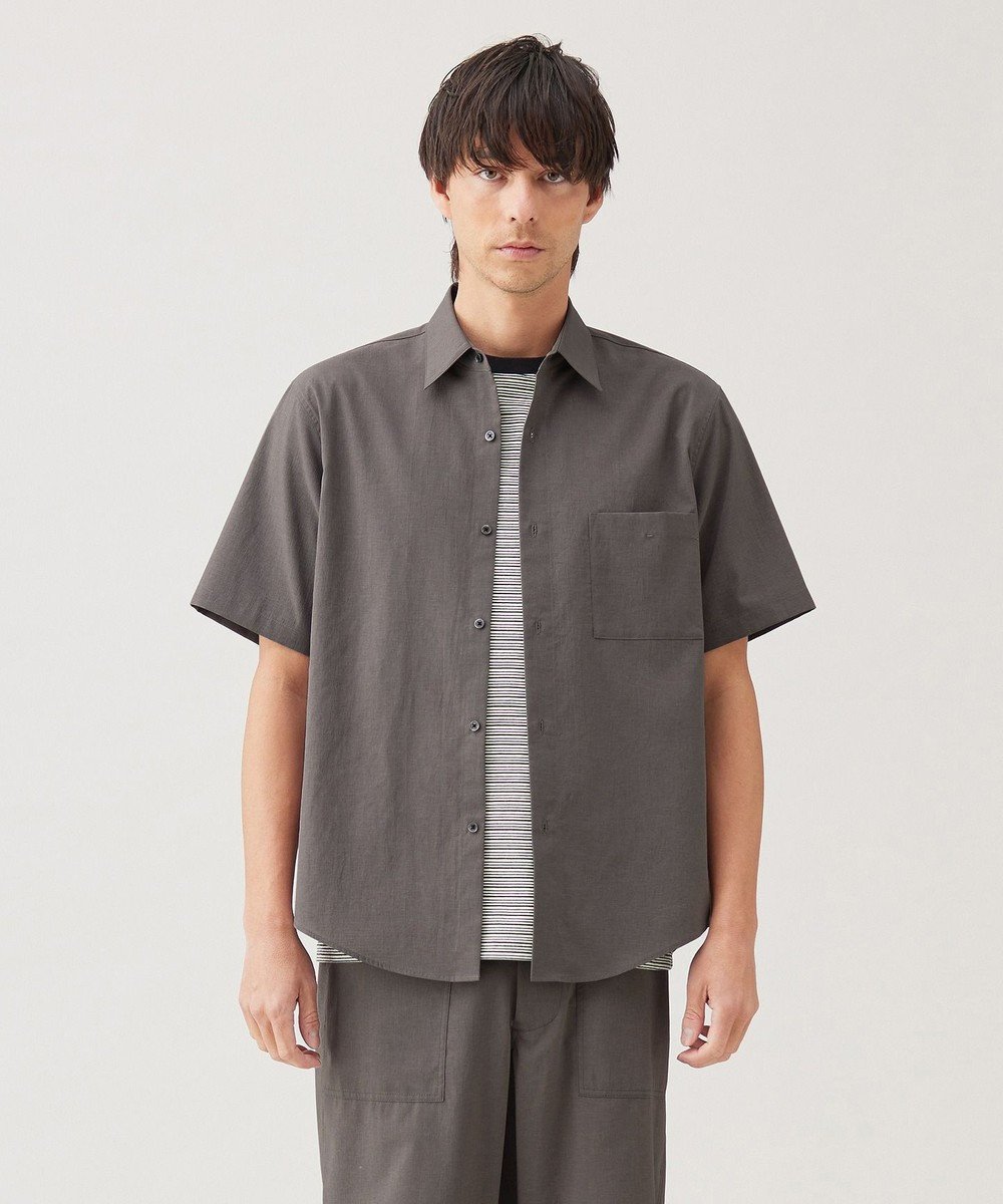 【アンフィーロ/UNFILO / MEN】の【接触冷感/吸水速乾/抗菌防臭/UVカット】TENNEN TOUCH ポケットシャツ【ギフトにもおすすめ】 インテリア・キッズ・メンズ・レディースファッション・服の通販 founy(ファニー) 　ファッション　Fashion　メンズファッション　Men's Style Online　トップス・カットソー　Tops/Tshirt/Men　シャツ　Shirts　春　Spring　コンパクト　Compact　吸水　Water Absorption　抗菌　Antibacterial　ポケット　Pocket　ポロシャツ　Polo Shirt　S/S・春夏　Ss・Spring/Summer　おすすめ　Recommend　夏　Summer　ギフト プレゼント　Gift Present　チャコール|ID: prp329100004502066 ipo3291000000032587296