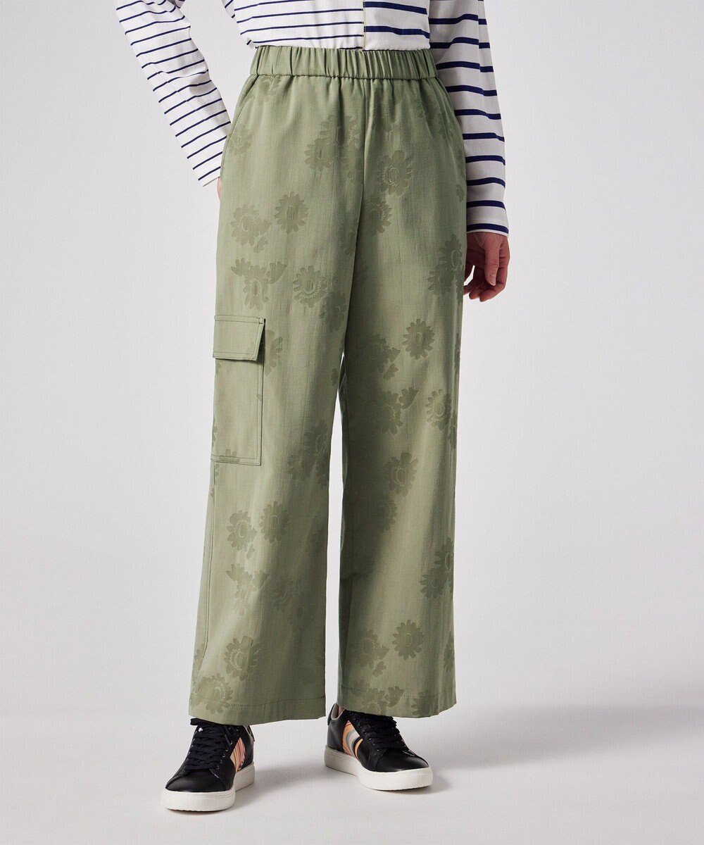 【ポール スミス/Paul Smith】のChamomile Floral ジャカード カーゴパンツ ネイビー 人気、トレンドファッション・服の通販 founy(ファニー) 　ファッション　Fashion　レディースファッション　WOMEN　パンツ　Pants　カーゴパンツ　Cargo Pants　コレクション　Collection　ジャカード　Jacquard　ジャケット　Jacket　セットアップ　Set Up　モチーフ　Motif　リラックス　Relax　ワーク　Work　エレガント 上品　Elegant　夏　Summer　春　Spring　S/S・春夏　Ss・Spring/Summer　A/W・秋冬　Aw・Autumn/Winter・Fw・Fall-Winter　 other-1|ID: prp329100004502108 ipo3291000000031766771
