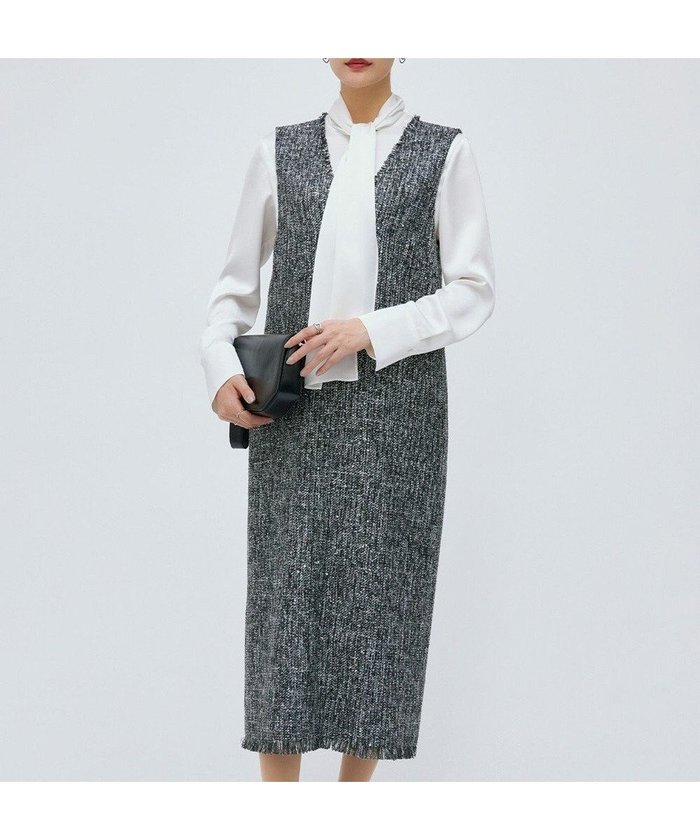 【アイシービー/iCB】の【CLASSY.1月号掲載】スパングルツイード ジャンパースカート インテリア・キッズ・メンズ・レディースファッション・服の通販 founy(ファニー) https://founy.com/ 雑誌掲載アイテム Magazine Items ファッション雑誌 Fashion Magazines クラッシィ CLASSY. ファッション Fashion レディースファッション WOMEN スカート Skirt 1月号 January Issue インナー Inner カットソー Cut And Sew スパンコール Sequins 雑誌 Magazine ツイード Tweed トレンド Trend A/W・秋冬 Aw・Autumn/Winter・Fw・Fall-Winter 再入荷 Restock/Back In Stock/Re Arrival おすすめ Recommend 2024年 2024 エレガント 上品 Elegant セレモニー Ceremony 2024-2025秋冬・A/W Aw/Autumn/Winter/Fw/Fall/2024-2025 |ID: prp329100004502123 ipo3291000000031988465