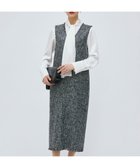 【アイシービー/iCB】の【CLASSY.1月号掲載】スパングルツイード ジャンパースカート ブラック×オフホワイト系|ID: prp329100004502123 ipo3291000000031988466