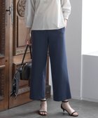 【ジェイ プレス/J.PRESS】の【WEB限定カラーあり・洗える】T/Rアルガンシルク ワイド パンツ ダルブルー系|ID: prp329100004502159 ipo3291000000033463885