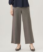 【ジェイ プレス/J.PRESS】の【WEB限定カラーあり・洗える】T/Rアルガンシルク ワイド パンツ ブラウン系|ID: prp329100004502159 ipo3291000000033463886