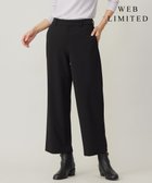 【ジェイ プレス/J.PRESS】の【WEB限定カラーあり・洗える】T/Rアルガンシルク ワイド パンツ 【WEB限定】ブラック系|ID: prp329100004502159 ipo3291000000033463889
