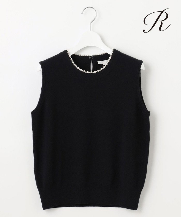 【23区/NIJYUSANKU】の【R(アール)】ウールカシミヤ パールトリム ノースリーブニット インテリア・キッズ・メンズ・レディースファッション・服の通販 founy(ファニー) https://founy.com/ ファッション Fashion レディースファッション WOMEN トップス・カットソー Tops/Tshirt ニット Knit Tops キャミソール / ノースリーブ No Sleeves エレガント 上品 Elegant カシミヤ Cashmere コレクション Collection ストレッチ Stretch スリット Slit セーター Sweater ノースリーブ No Sleeve 人気 Popularity パール Pearl A/W・秋冬 Aw・Autumn/Winter・Fw・Fall-Winter 冬 Winter 2024年 2024 2024-2025秋冬・A/W Aw/Autumn/Winter/Fw/Fall/2024-2025 |ID: prp329100004502161 ipo3291000000031975679