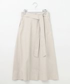 【自由区/JIYU-KU】の【洗える】リネンビスコースストレッチフレア スカート フラックス|ID: prp329100004502189 ipo3291000000031984005