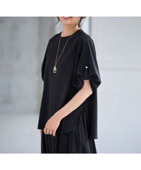 【エニィファム/any FAM】の【洗濯機可能/接触冷感/UVケア】清涼リラックスブラウス 人気、トレンドファッション・服の通販 founy(ファニー) ファッション Fashion レディースファッション WOMEN トップス・カットソー Tops/Tshirt シャツ/ブラウス Shirts/Blouses おすすめ Recommend シンプル Simple スリット Slit スリーブ Sleeve セットアップ Set Up デニム Denim リラックス Relax ワッシャー Washer 夏 Summer 春 Spring S/S・春夏 Ss・Spring/Summer |ID:prp329100004502192