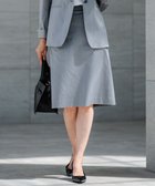 【23区/NIJYUSANKU】の【洗える/セットアップ対応】グロッシーコットンシャンブレー タイトスカート ライトグレー系|ID: prp329100004502232 ipo3291000000032646965