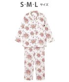 【ワコール/WACOAL】のパジャマ 長袖 長ズボン 綿100%(本体) ミントン レディース NDX540 /ワコール アイボリー|ID: prp329100004502235 ipo3291000000031768399