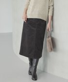 【ジェイ プレス/J.PRESS】の【洗える】ハイブリッドAIRDUROY スカート グレー系|ID: prp329100004502237 ipo3291000000031768411