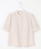 【フェルゥ/Feroux】の【洗える】バンドカラーパールボタン ブラウス ベージュ系1|ID: prp329100004502468 ipo3291000000031976507