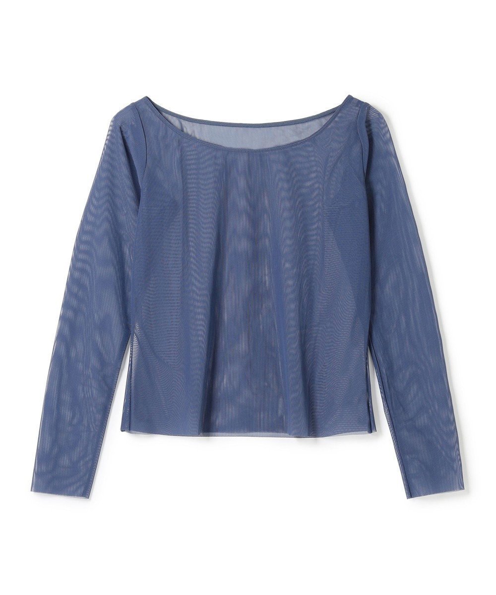 【チャコット/Chacott】のチュールトップ インテリア・キッズ・メンズ・レディースファッション・服の通販 founy(ファニー) 　ファッション　Fashion　レディースファッション　Fashion for Women　トップス・カットソー　Cut & Sew Tops　チュール　Tulip, Tulip Motif　インディゴブルー|ID: prp329100004502509 ipo3291000000033675531