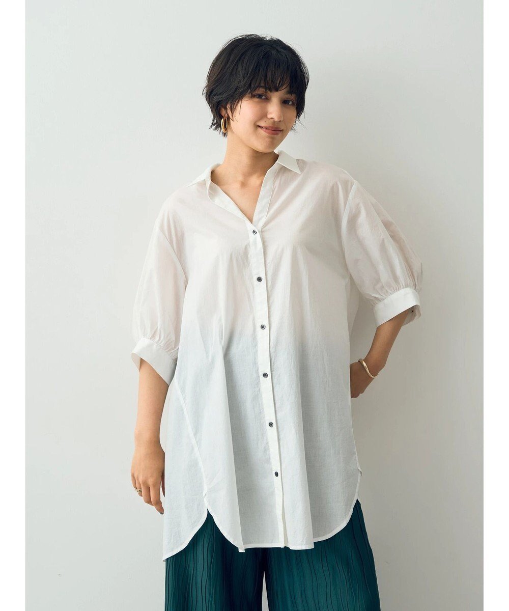 【イェッカ ヴェッカ/YECCA VECCA】のペーパータッチバックスリットロングシャツ 人気、トレンドファッション・服の通販 founy(ファニー) 　ファッション　Fashion　レディースファッション　WOMEN　トップス・カットソー　Tops/Tshirt　シャツ/ブラウス　Shirts/Blouses　スキッパー　Skipper　スリット　Slit　ペーパー　Paper　ポケット　Pocket　ロング　Long　夏　Summer　春　Spring　S/S・春夏　Ss・Spring/Summer　 other-1|ID: prp329100004502538 ipo3291000000031990397
