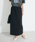 【クラフトスタンダードブティック/CRAFT STANDARD BOUTIQUE】のリブロングスカート Black|ID: prp329100004502767 ipo3291000000032679904