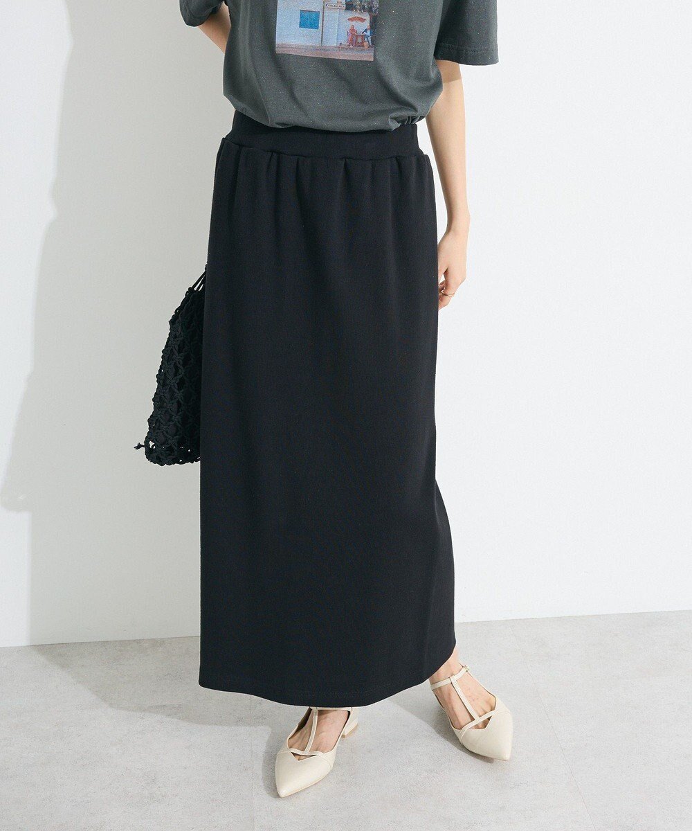 【クラフトスタンダードブティック/CRAFT STANDARD BOUTIQUE】のリブロングスカート インテリア・キッズ・メンズ・レディースファッション・服の通販 founy(ファニー) 　ファッション　Fashion　レディースファッション　Fashion for Women　スカート　Skirts　ロングスカート　Long Skirts / Maxi & Midi Skirts　春　Spring　今季　This Season, Current Season　ストレッチ　Stretch, Stretchy Fabric　スリット　Slit, Slit Detail　定番　Standard, Basic Item　人気　Popular, Best Seller　ベーシック　Basic, Essential　ポケット　Pocket, Pocket Detail　ロング　Long, Long-Length　S/S・春夏　SS, Spring/Summer, Warm Season　おすすめ　Recommended / Our Picks　夏　Summer　2025年　2025　2025春夏・S/S　Spring/Summer 2025 SS25　Black|ID: prp329100004502767 ipo3291000000033631674