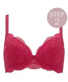 【ブラデリス ニューヨーク/BRADELIS New York】の【BRADELIS New York/ 育乳ブラ・STEP2 寄せる】ベルステップ2ブラ24A2 補正ブラ 谷間を作るブラジャー CA124309 ラズベリー|ID: prp329100004502820 ipo3291000000031969419