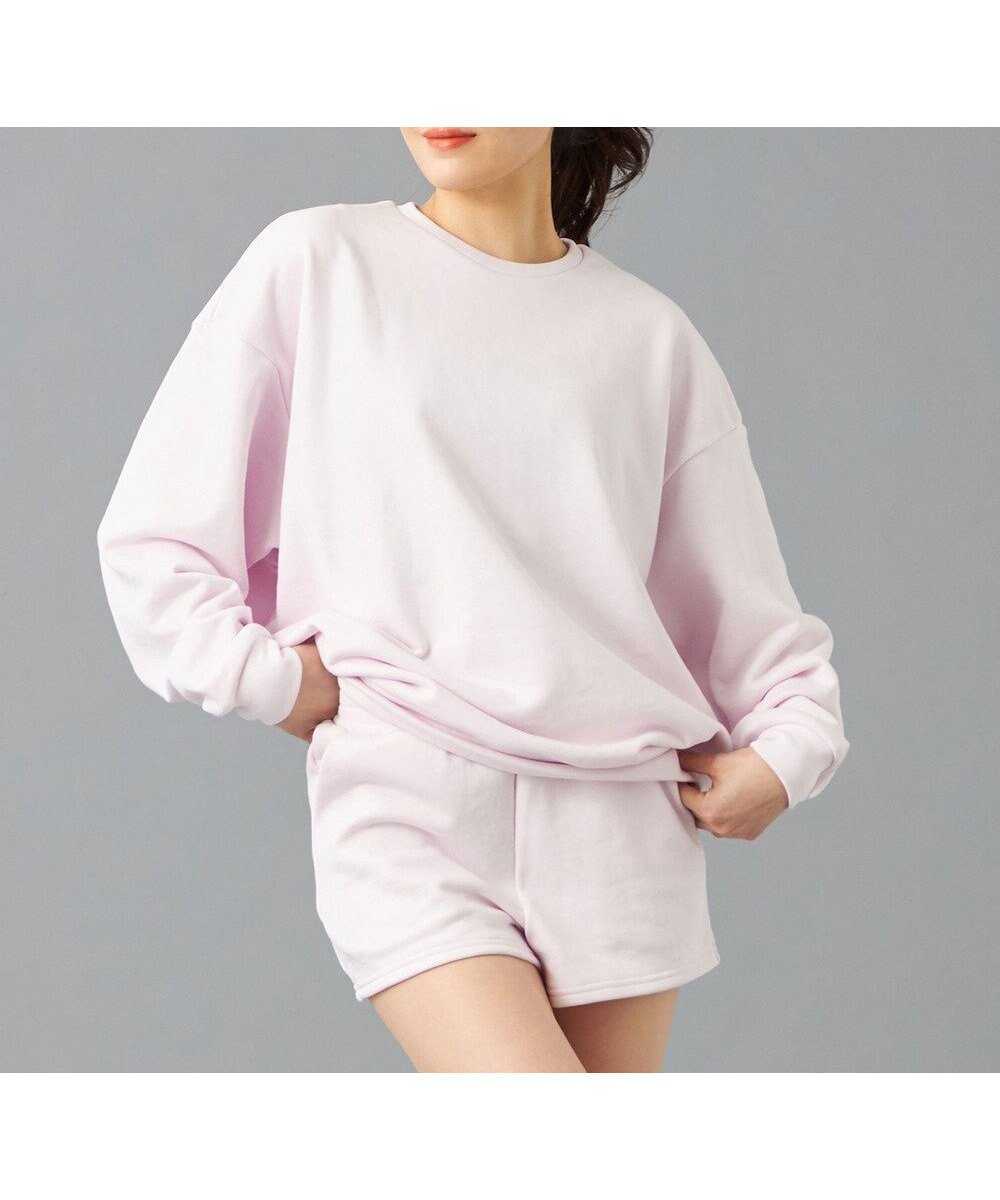 【チャコット/Chacott】のChacott BALANCE スウェットプルオーバー インテリア・キッズ・メンズ・レディースファッション・服の通販 founy(ファニー) 　ファッション　Fashion　レディースファッション　WOMEN　トップス・カットソー　Tops/Tshirt　パーカ　Sweats　プルオーバー　Pullover　スウェット　Sweat　ショルダー　Shoulder　シンプル　Simple　ストレッチ　Stretch　スポーツ　Sports　デニム　Denim　トレンド　Trend　ドロップ　Drop　バランス　Balance　リラックス　Relax　ループ　Loop　アイリス|ID: prp329100004502853 ipo3291000000031829337
