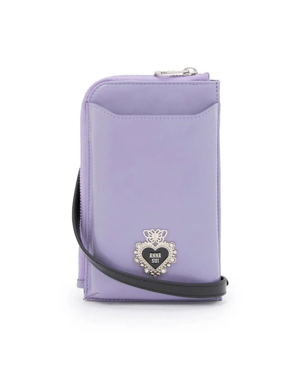 【アナスイ/ANNA SUI】のポピー スマホショルダー インテリア・キッズ・メンズ・レディースファッション・服の通販 founy(ファニー) 　ファッション　Fashion　レディースファッション　WOMEN　シンプル　Simple　スマホショルダーバッグ　Smartphone Shoulder Bag　人気　Popularity　再入荷　Restock/Back In Stock/Re Arrival　軽量　Lightweight　ラベンダー|ID: prp329100004502909 ipo3291000000031830762