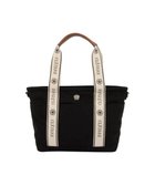【クレイサス/CLATHAS】のグラシエ 2wayトート(大) 人気、トレンドファッション・服の通販 founy(ファニー) ファッション Fashion レディースファッション WOMEN バッグ Bag キャンバス Canvas ショルダー Shoulder プリント Print ポケット Pocket 旅行 Travel thumbnail ブラック|ID: prp329100004502911 ipo3291000000032343951