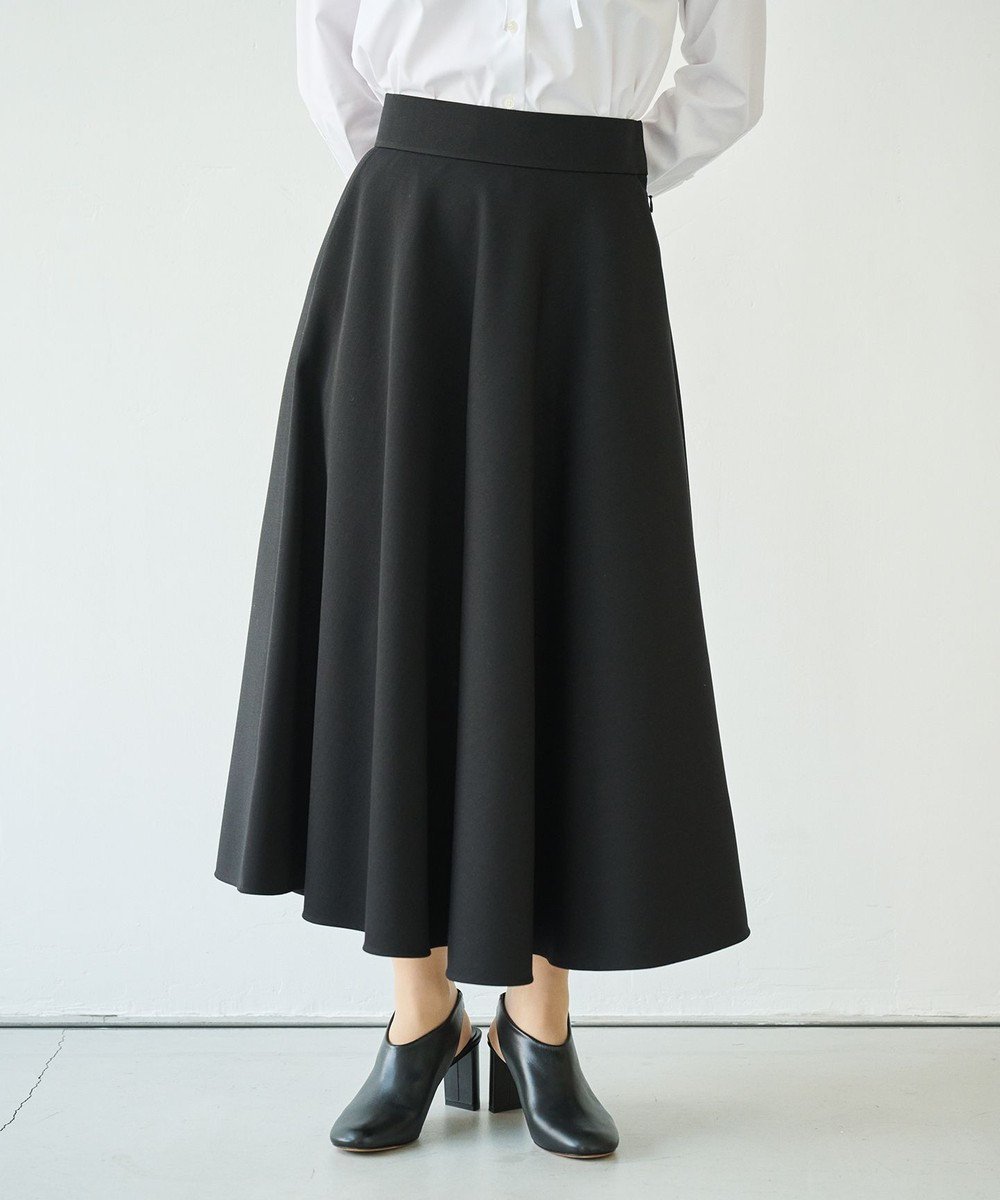 【ハッシュニュアンス/#Newans】の〈花乃まりあさんコラボ〉サーキュラースカート インテリア・キッズ・メンズ・レディースファッション・服の通販 founy(ファニー) 　ファッション　Fashion　レディースファッション　Fashion for Women　スカート　Skirts　コラボ　Collaboration, Collab　エレガント 上品　Elegant　A/W・秋冬　Autumn/Winter　ブラック|ID: prp329100004503292 ipo3291000000033684700