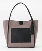 【ユナイテッドバンブールバック/united bamboo LE BAC】のフェイクボアリバーシブルトート 人気、トレンドファッション・服の通販 founy(ファニー) ファッション Fashion レディースファッション WOMEN バッグ Bag センター Center フェイクスエード Faux Suede フェイクファー Faux Fur ポケット Pocket リラックス Relax thumbnail グレー系|ID: prp329100004503614 ipo3291000000031782954
