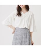 【エニィ スィス/any SiS】の【接触冷感・吸水速乾・UVケア】エアリードレープスムース 七分袖 ブラウス オフ|ID: prp329100004503636 ipo3291000000031886677