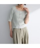 【グリーンパークス/Green Parks】の・swing by フロントリボンリブニット 人気、トレンドファッション・服の通販 founy(ファニー) ファッション Fashion レディースファッション Ladies' Fashion Online トップス・カットソー Tops/Tshirt ニット Knit Tops おすすめ Recommend コンパクト Compact セーター Sweater デニム Denim フィット Fit フェミニン Feminine フロント Front ポケット Pocket ラウンド Round リブニット Rib Knit リボン Ribbon 夏 Summer 春 Spring S/S・春夏 Ss・Spring/Summer thumbnail Mint|ID: prp329100004503769 ipo3291000000032594837