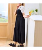【フェルゥ/Feroux】の【洗える】シャーリングデザイン 3wayキャミドレス ブラック系|ID: prp329100004503779 ipo3291000000032249345