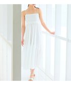 【フェルゥ/Feroux】の【洗える】シャーリングデザイン 3wayキャミドレス ホワイト系|ID: prp329100004503779 ipo3291000000032997547