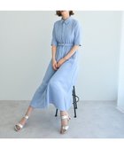 【イェッカ ヴェッカ/YECCA VECCA】のベルト付きシャツワンピース Sax|ID: prp329100004503834 ipo3291000000031828682
