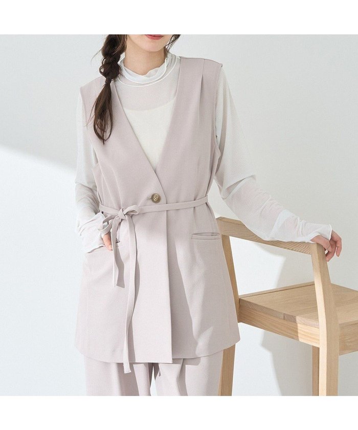 【アースミュージックアンドエコロジー/earth music&ecology】のショルダータックジレ インテリア・キッズ・メンズ・レディースファッション・服の通販 founy(ファニー) https://founy.com/ ファッション Fashion レディースファッション WOMEN アウター Coat Outerwear トップス・カットソー Tops/Tshirt ベスト/ジレ Gilets/Vests おすすめ Recommend ショルダー Shoulder スタイリッシュ Stylish ストレート Straight セットアップ Set Up フェミニン Feminine ベスト Vest ポケット Pocket リボン Ribbon 夏 Summer 春 Spring S/S・春夏 Ss・Spring/Summer |ID: prp329100004503839 ipo3291000000031828694