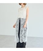 【イェッカ ヴェッカ/YECCA VECCA】のリーフ柄レースキャミワンピース Off White|ID: prp329100004503842 ipo3291000000031828717
