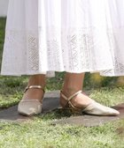 【グリーンパークス/Green Parks】のRUPISポインテットメッシュストライプサンダル Gold|ID: prp329100004503855 ipo3291000000032097936