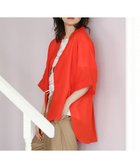 【グリーンパークス/Green Parks】の開襟シアージャケット風シャツ Red|ID: prp329100004503856 ipo3291000000032332962