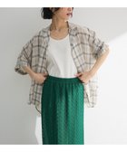 【グリーンパークス/Green Parks】の開襟シアージャケット風シャツ Check|ID: prp329100004503856 ipo3291000000032332968