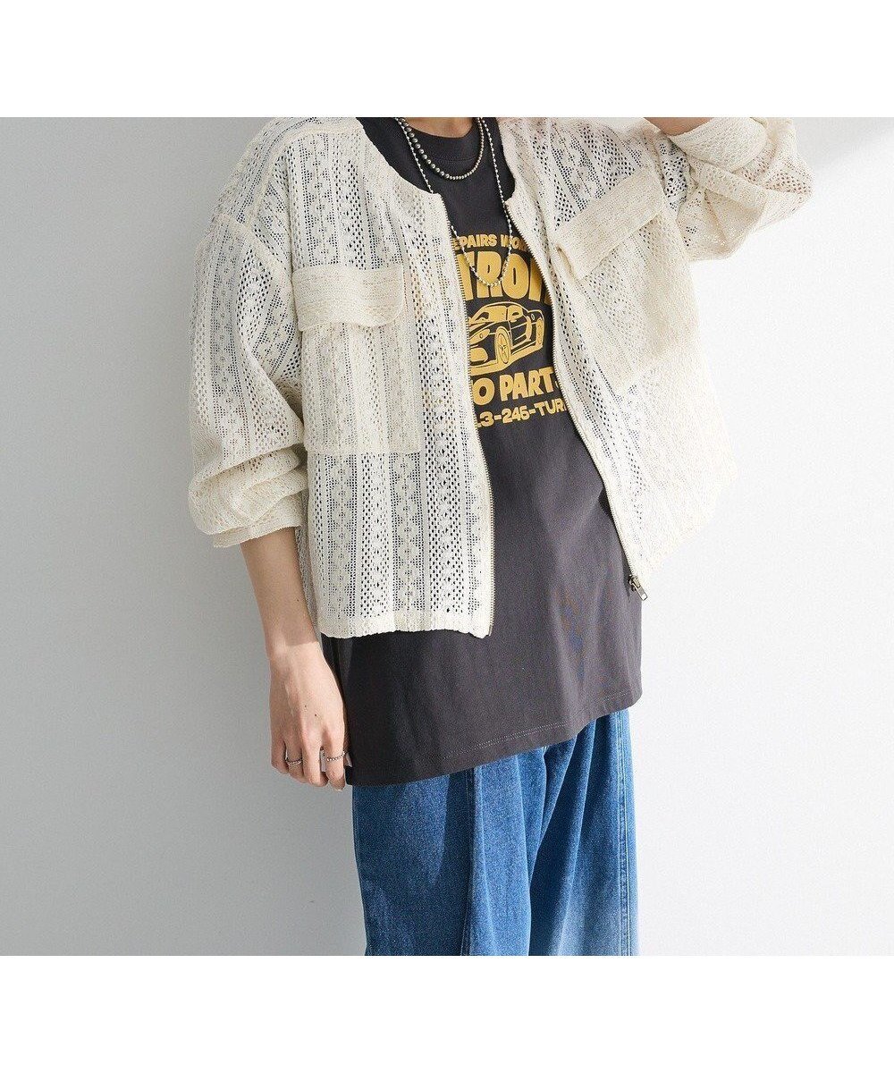 【グリーンパークス/Green Parks】のI レースシャツブルゾン インテリア・キッズ・メンズ・レディースファッション・服の通販 founy(ファニー) 　ファッション　Fashion　レディースファッション　WOMEN　アウター　Coat Outerwear　ジャケット　Jackets　ブルゾン　Blouson/Jackets　おすすめ　Recommend　カフス　Cuffs　ジャケット　Jacket　スラックス　Slacks　ブルゾン　Blouson　ポケット　Pocket　レース　Race　エレガント 上品　Elegant　夏　Summer　春　Spring　S/S・春夏　Ss・Spring/Summer　Ivory|ID: prp329100004503867 ipo3291000000031828813