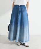 【グリーンパークス/Green Parks】の・SUGAR SPOON グラデーションデニムスカー Indigo|ID: prp329100004503870 ipo3291000000032594795