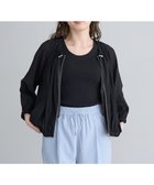 【イェッカ ヴェッカ/YECCA VECCA】のシアーギャザーブルゾン Black|ID: prp329100004503879 ipo3291000000031785265