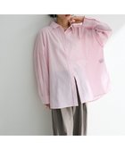 【グリーンパークス/Green Parks】の綿麻混レギュラーカラーBIGシルエットシャツ 人気、トレンドファッション・服の通販 founy(ファニー) ファッション Fashion レディースファッション WOMEN トップス・カットソー Tops/Tshirt シャツ/ブラウス Shirts/Blouses おすすめ Recommend シンプル Simple ポケット Pocket リネン Linen レギュラー Regular 夏 Summer 春 Spring S/S・春夏 Ss・Spring/Summer 羽織 Haori thumbnail Stripe Pink|ID: prp329100004503881 ipo3291000000031785295