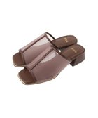 【グリーンパークス/Green Parks】の・minia チュールサンダル Brown|ID: prp329100004503888 ipo3291000000032097951
