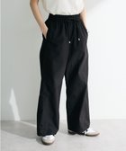 【グリーンパークス/Green Parks】の綿麻混イージーワイドパンツ 人気、トレンドファッション・服の通販 founy(ファニー) ファッション Fashion レディースファッション Ladies' Fashion Online パンツ Pants チェック Check ベーシック Basic ポケット Pocket ワイド Wide 夏 Summer 春 Spring S/S・春夏 Ss・Spring/Summer thumbnail Black|ID: prp329100004503894 ipo3291000000031785408