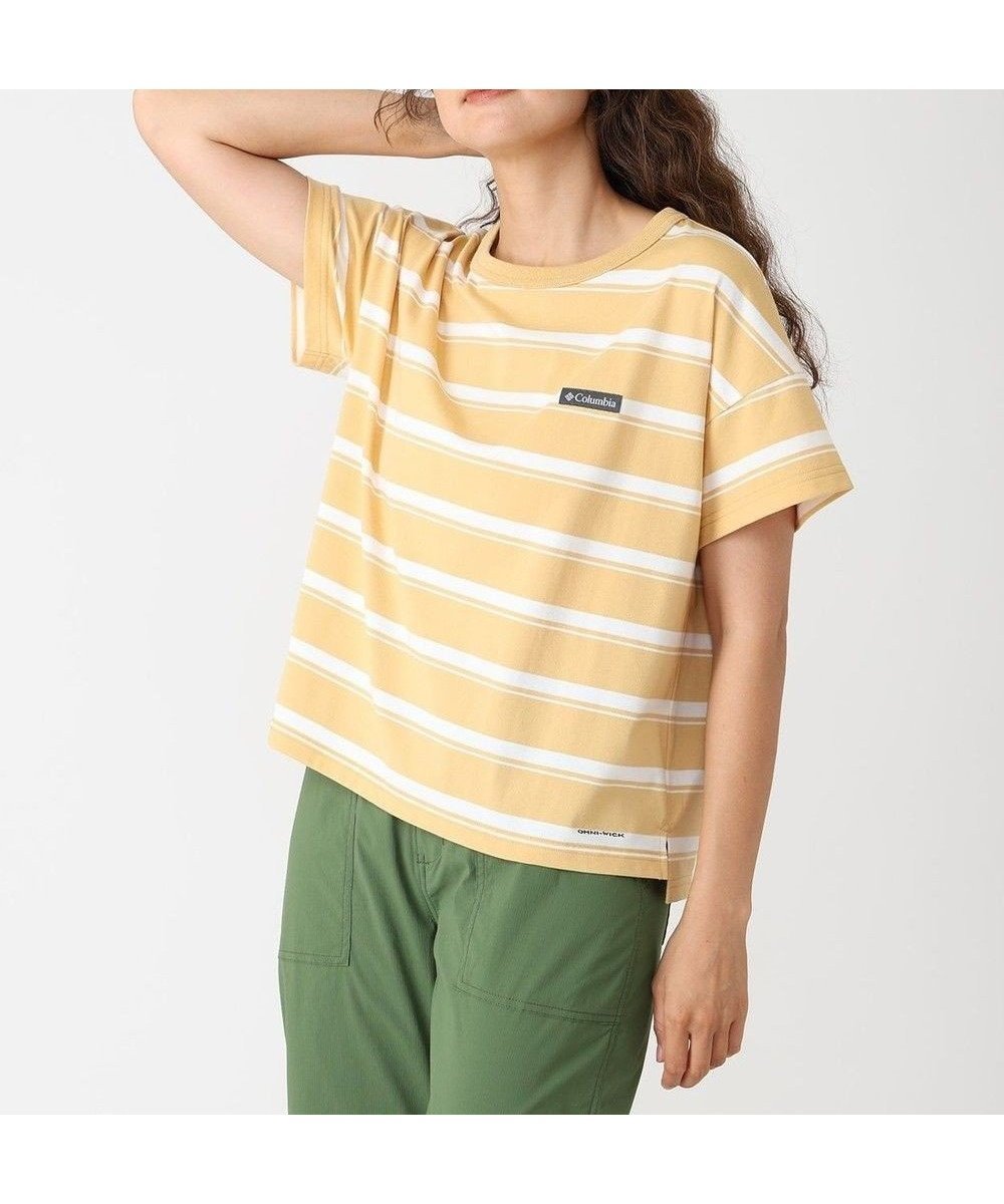 【コロンビア/Columbia】のColumbia/ ウィメンズクラウドアベニューショートスリーブTシャツ /コロンビア インテリア・キッズ・メンズ・レディースファッション・服の通販 founy(ファニー) 　ファッション　Fashion　レディースファッション　WOMEN　トップス・カットソー　Tops/Tshirt　シャツ/ブラウス　Shirts/Blouses　ロング / Tシャツ　T-Shirts　カットソー　Cut and Sewn　アウトドア　Outdoor　カットソー　Cut And Sew　スリット　Slit　フィット　Fit　ヘムライン　Hemline　ベーシック　Basic　ボーダー　Border　リラックス　Relax　夏　Summer　S/S・春夏　Ss・Spring/Summer　A/W・秋冬　Aw・Autumn/Winter・Fw・Fall-Winter　Sand Dune Border|ID: prp329100004503905 ipo3291000000031828470