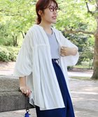 【クラフトスタンダードブティック/CRAFT STANDARD BOUTIQUE】のヴィンテージボイルシャーリングチュニック White|ID: prp329100004503913 ipo3291000000032332674